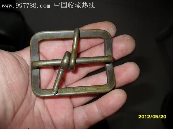 一个二战时期日军军官腰带钎子全铜,包老包真