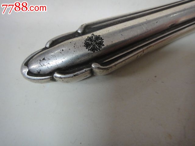 满洲国国徽兰花御纹徽餐刀