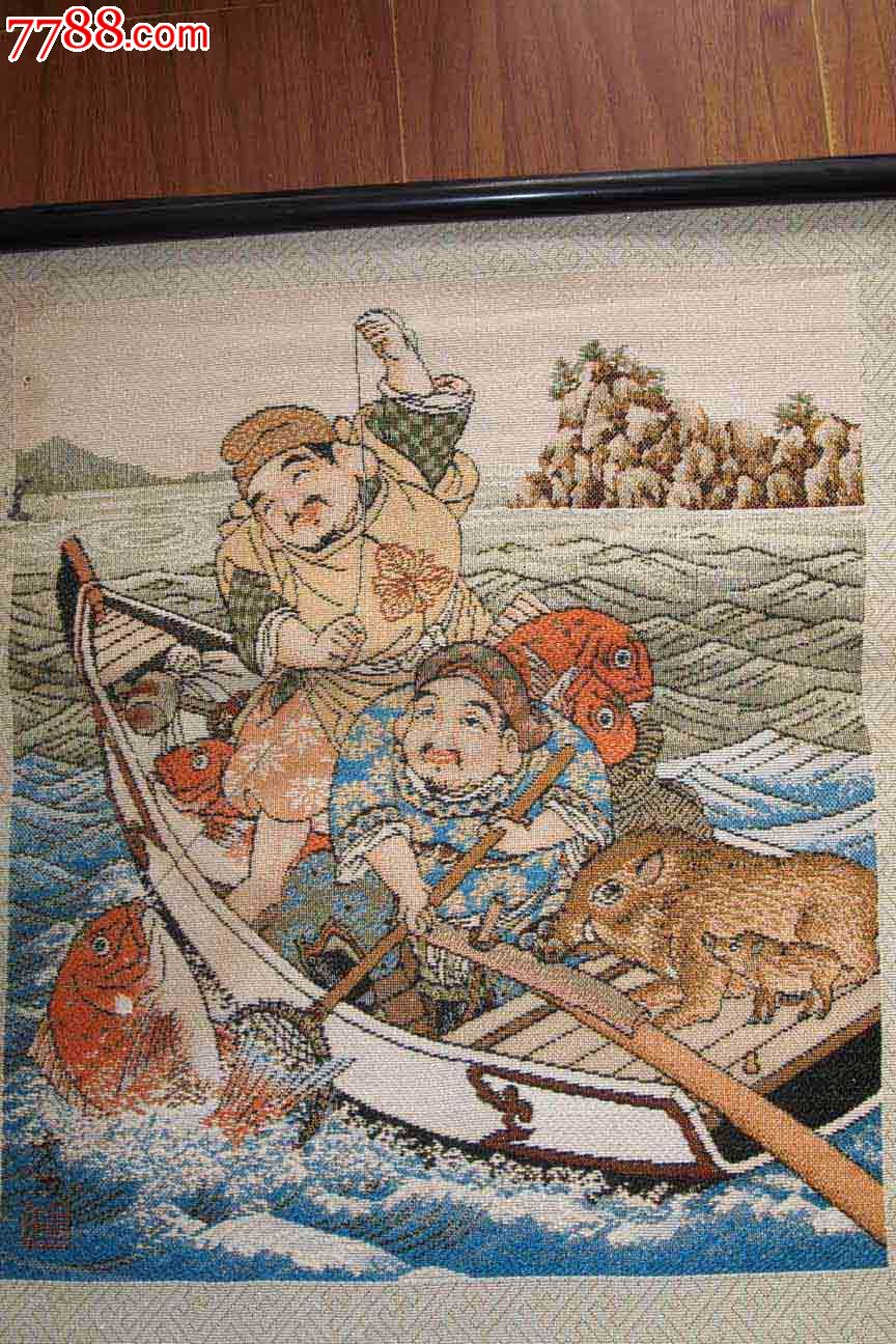 一件日本的织画