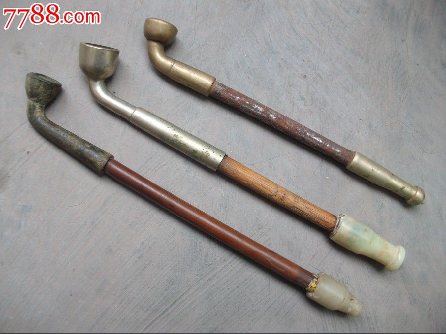 玉烟嘴/老旱烟管3个