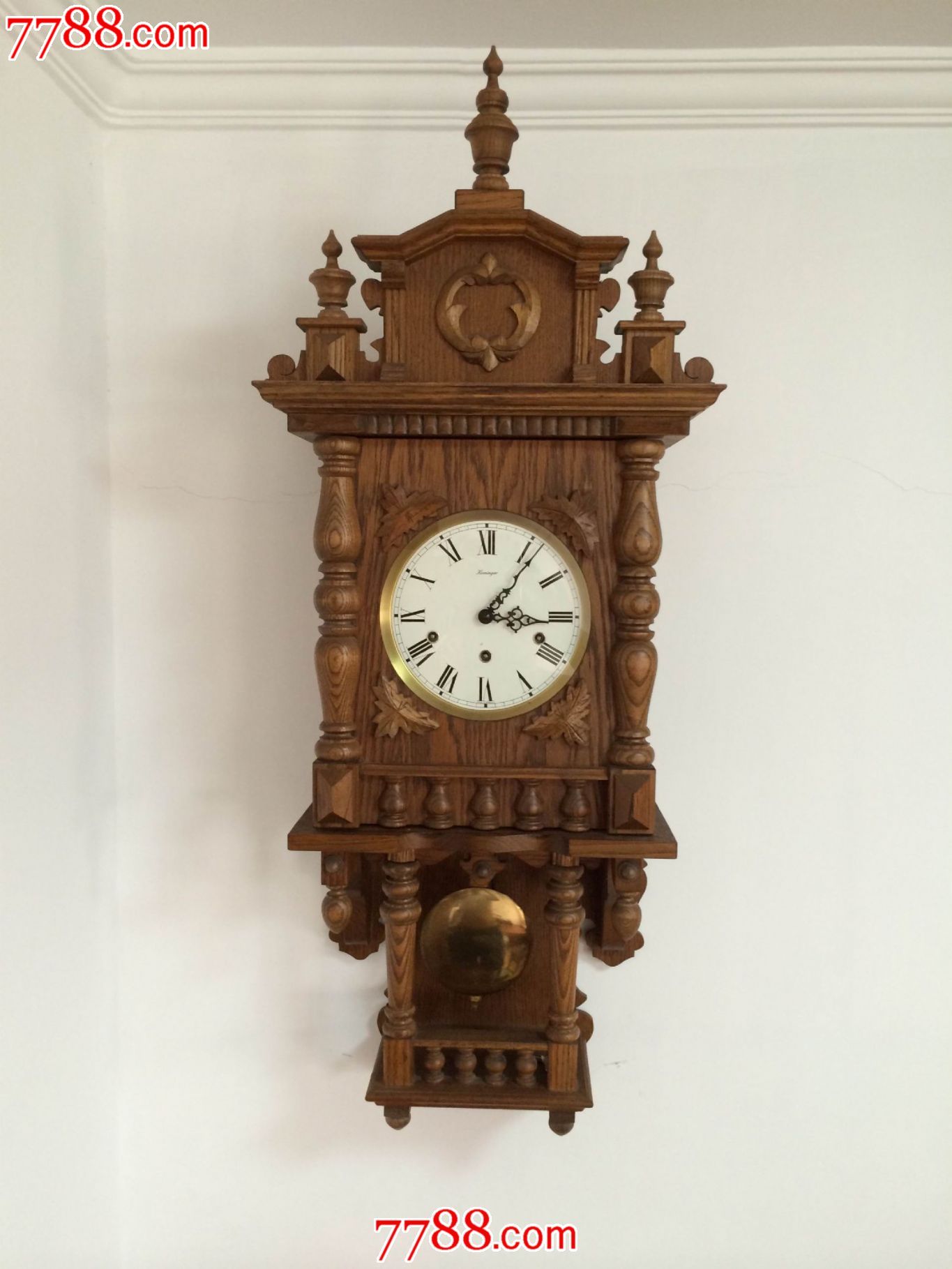 德国肯宁家古董音乐挂钟kieninger