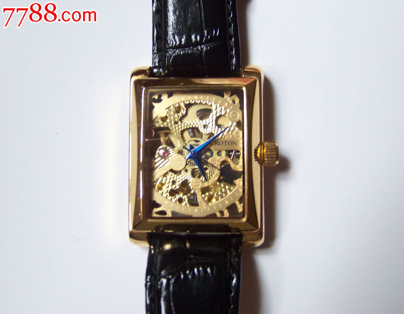 中国龙表(croton)全自动镂空机械表