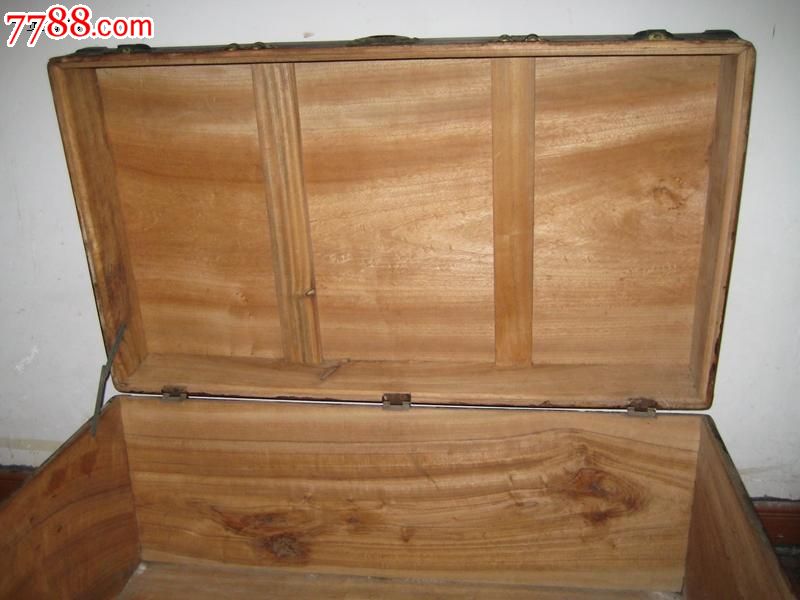 老樟木箱大樟木箱老家具书画箱老箱子古董箱子_价格1