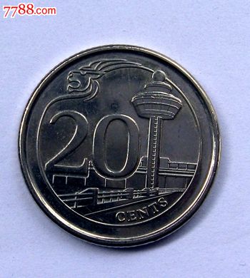新加坡20分硬币