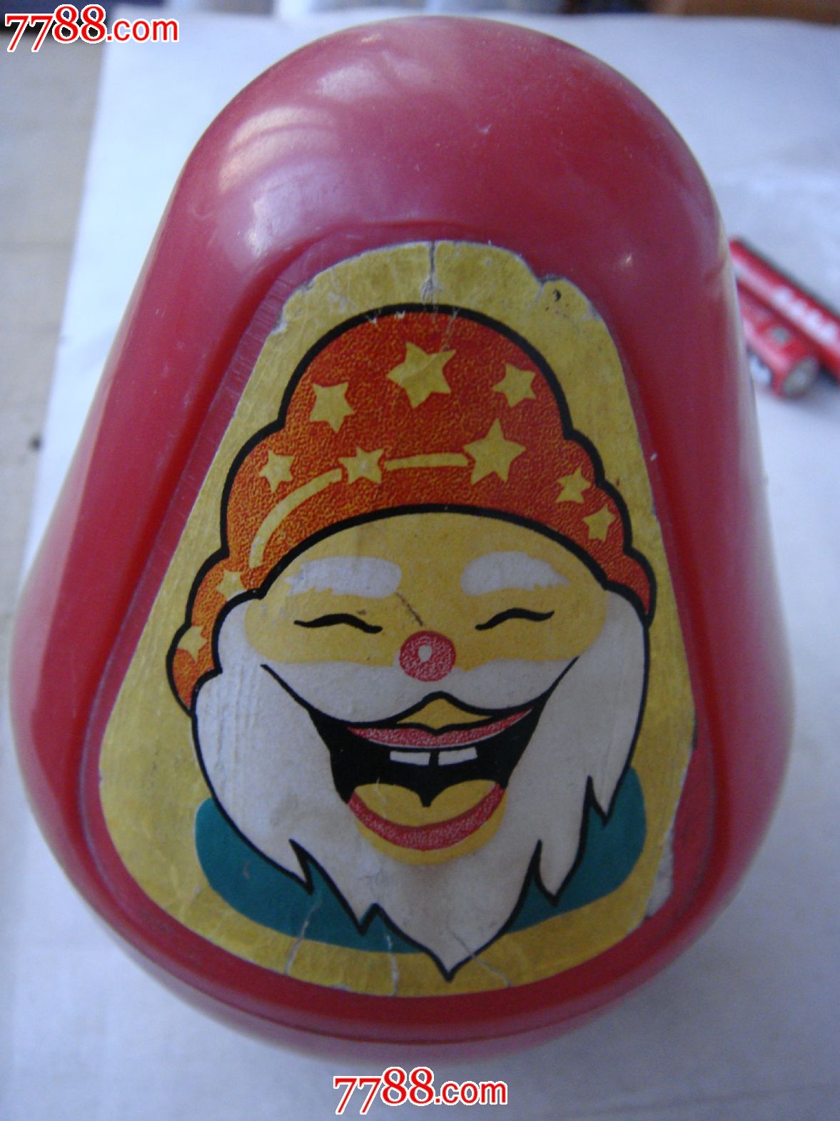 早年【前仰后合/圣诞老人～塑料制/电子发音/不倒翁*哈哈笑!