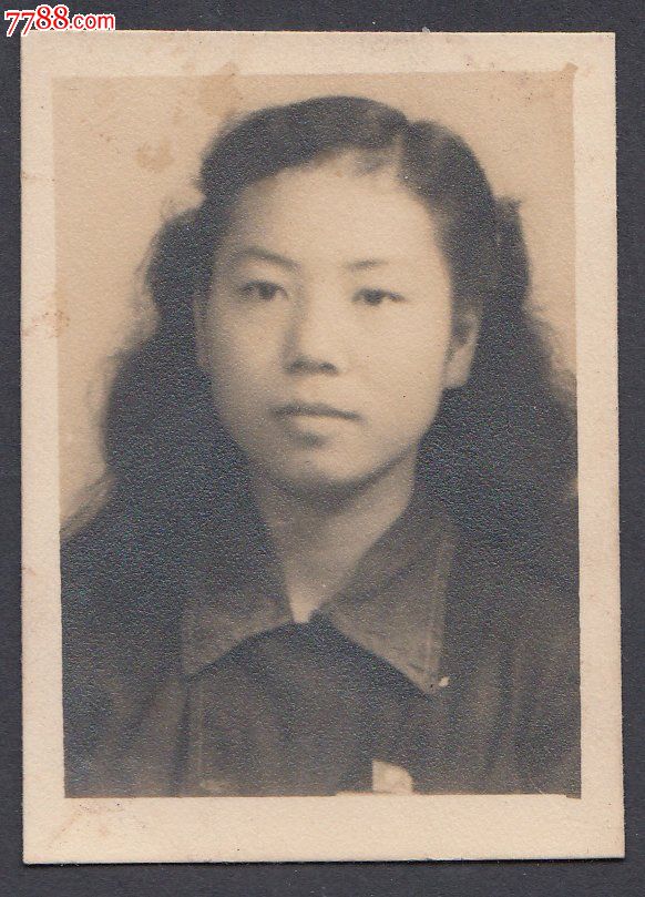 美女-价格:2元-se26660062-老照片-零售-7788收藏__中国收藏热线