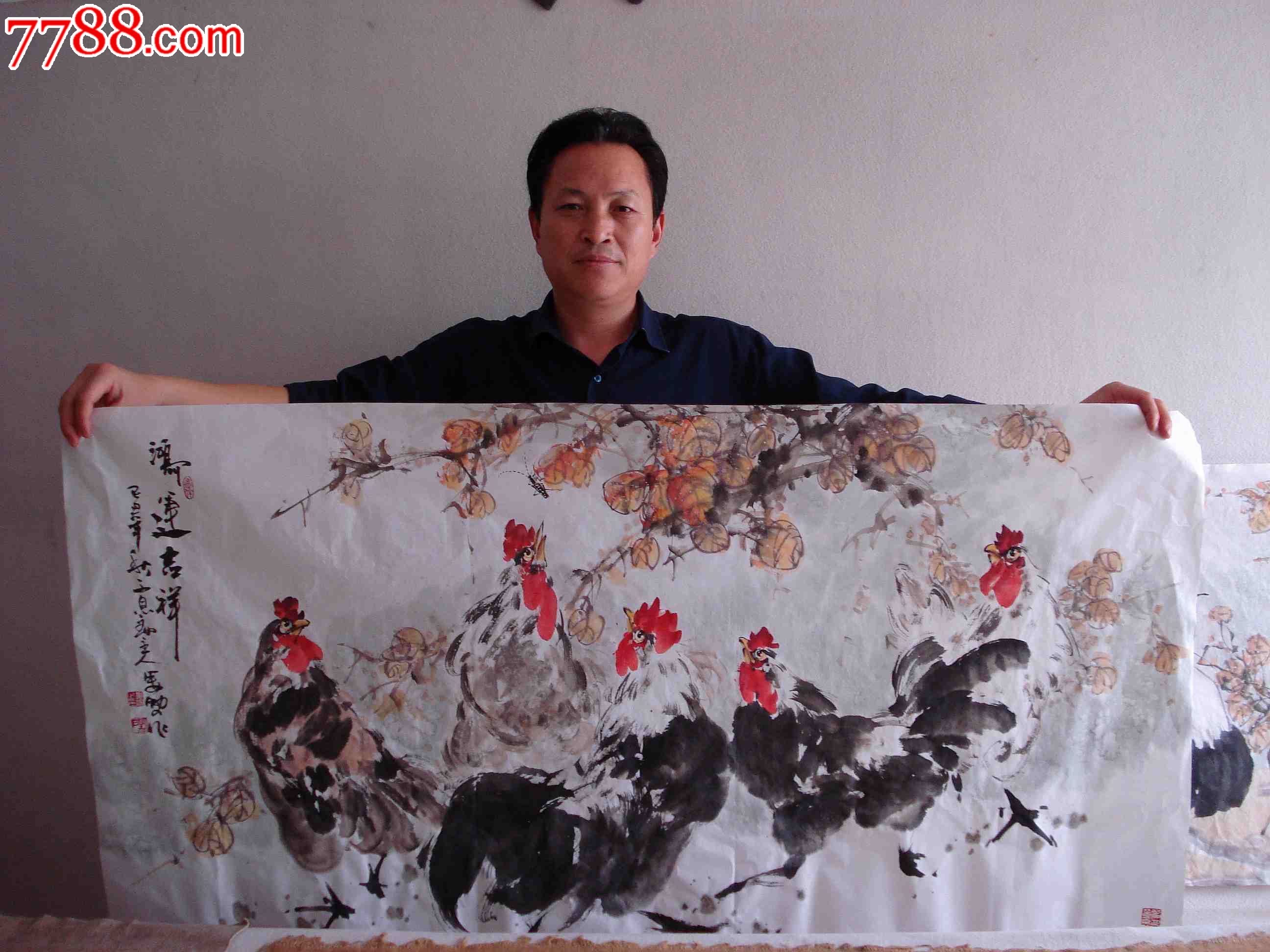 著名画家娄鹏先生作品8平方尺48000.00