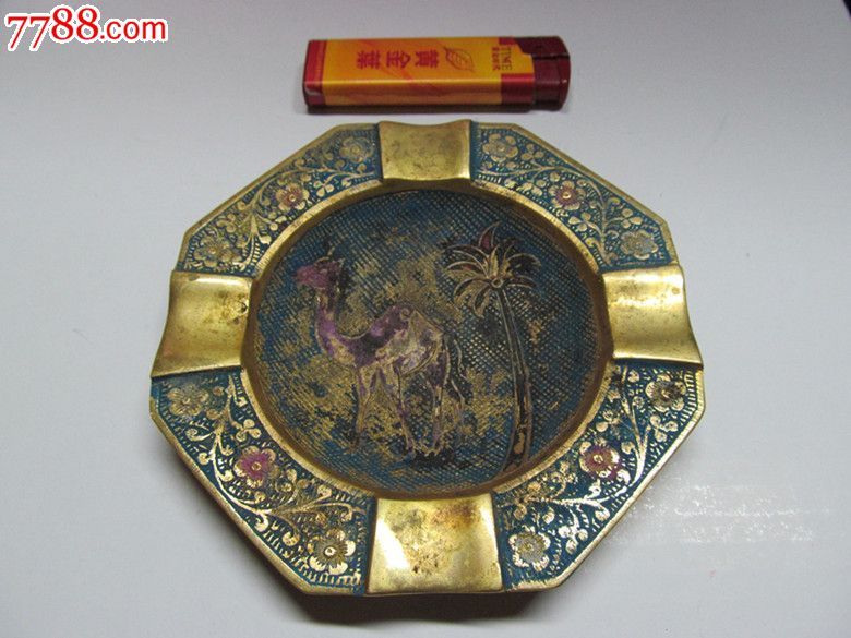 烟灰缸*铜烟灰缸*铜器摆件碟子*手工烟灰缸*欧洲【已卖】