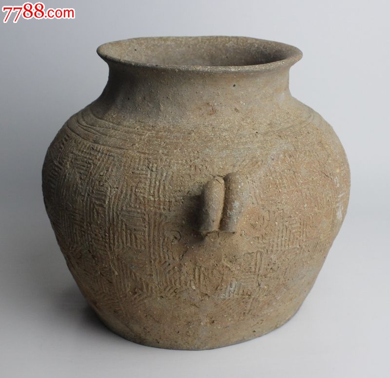 西周印纹硬陶双系罐-价格:1100元-se27180599-其他陶器-零售-7788收藏