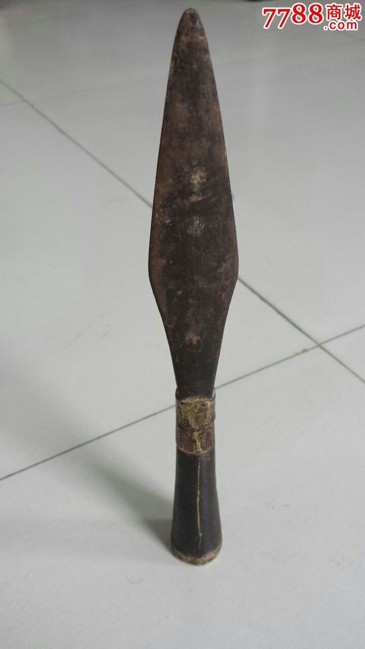 铁矛红缨枪枪头