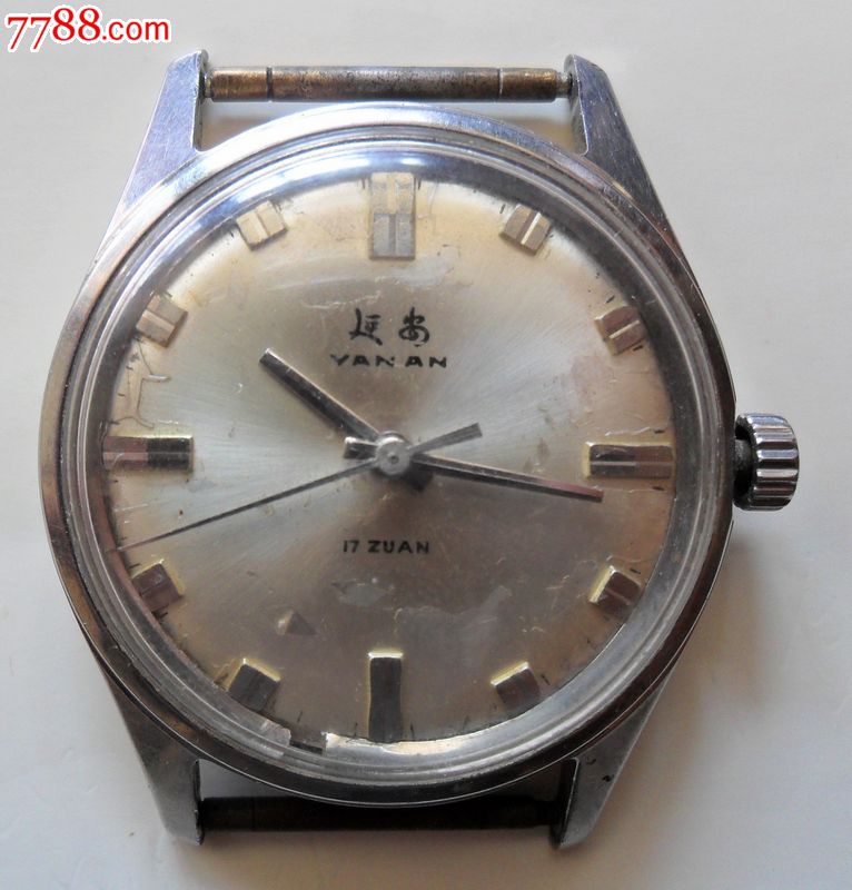 国产品牌,钢,中国内地,三针,,,,,, 简介:短刻度1120——101延安手表是
