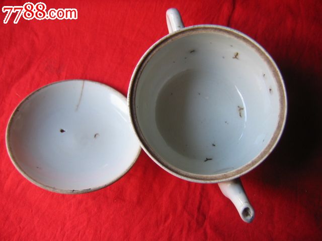 民国早期瓷绘名家王顺发作品浅绛彩人物纹参壶(包老)