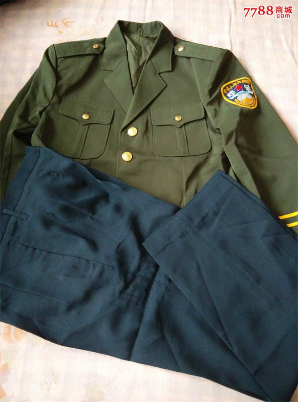 全新92式经警春秋制服老式工安退役警察军服*服