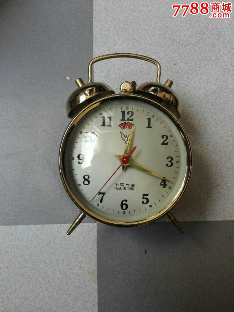 白鸽闹钟全铜