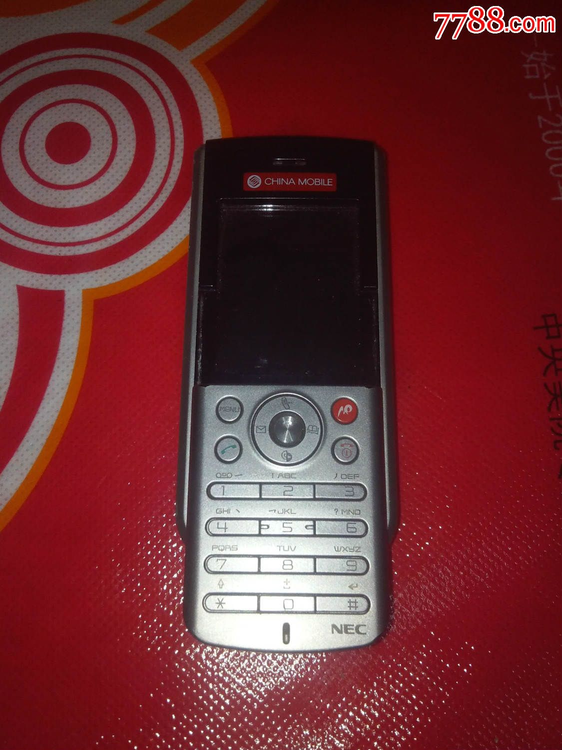 经典飞nec滑盖手机一部