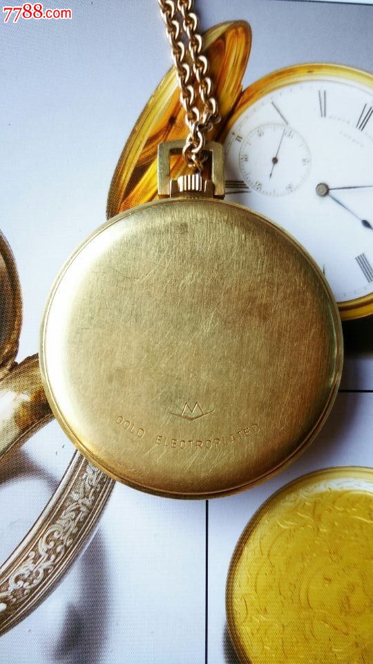 5品包金movado/摩凡陀瑞士古董老怀表走时完好!