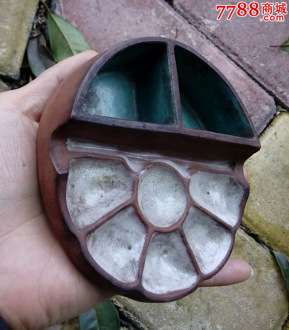 民国紫砂调色器_平氏古玩【7788商城__七七八