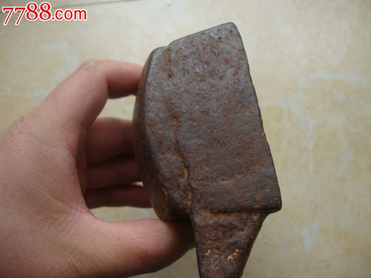 民国工匠打铁打金银器用铁墩子铁砧子真品古玩杂项道具标本收藏