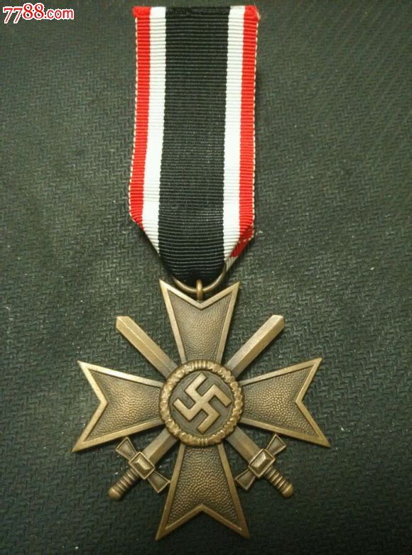 第三帝国二级带剑战功勋章无标