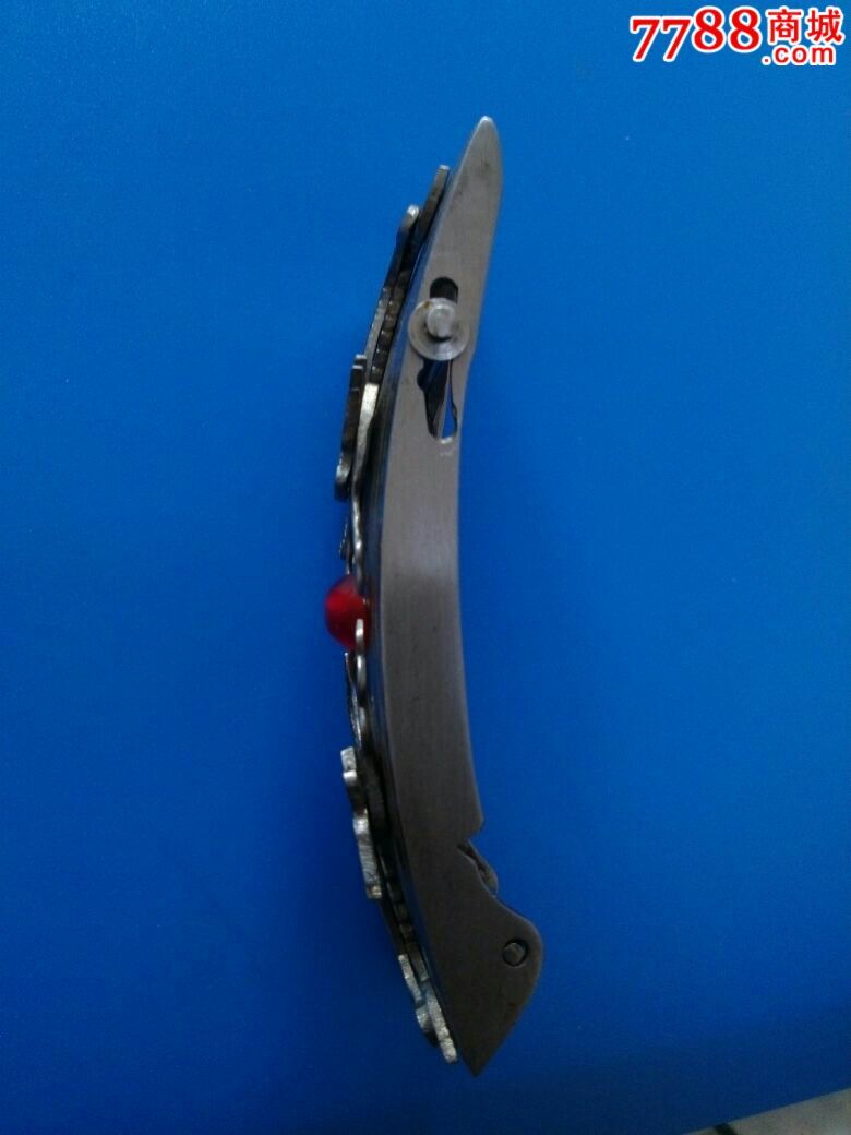 纯手工白钢精雕二龙戏珠腰带卡子-se29433522-皮带扣/腰饰-零售-7788