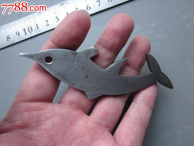 白钢海豚形啤酒起子