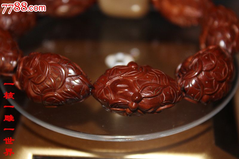 核雕手工有刀痕八大招财金蟾蝉三藏已包浆挂瓷橄榄核手串老核大籽