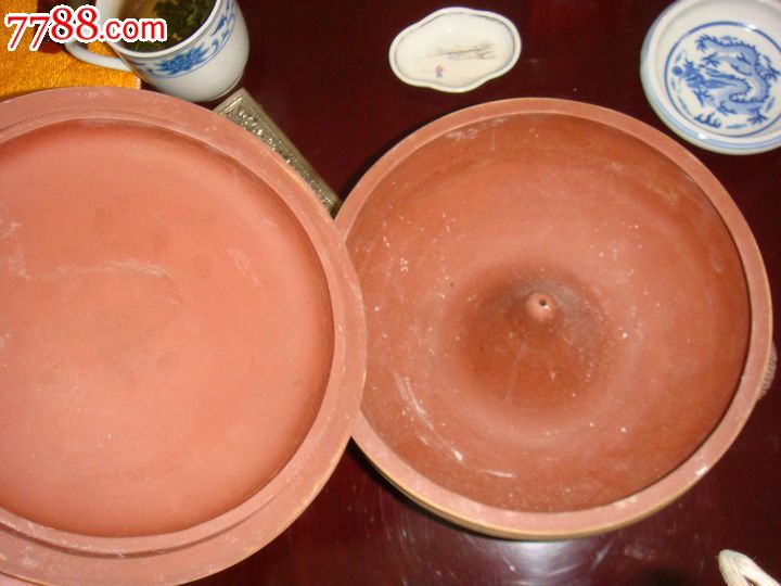 文革外段内紫一品紫砂锅