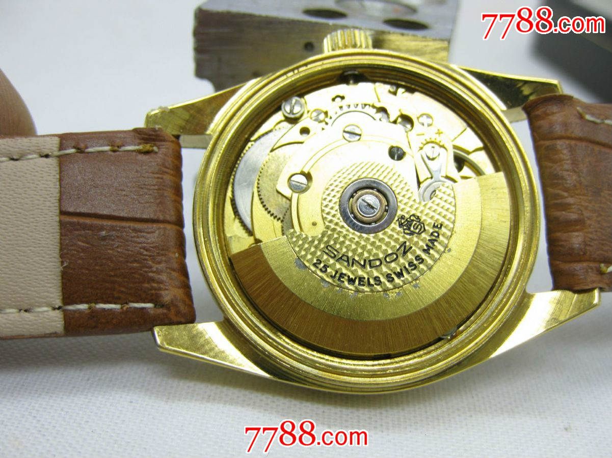 25钻2824-2黄机芯中号【山度士】