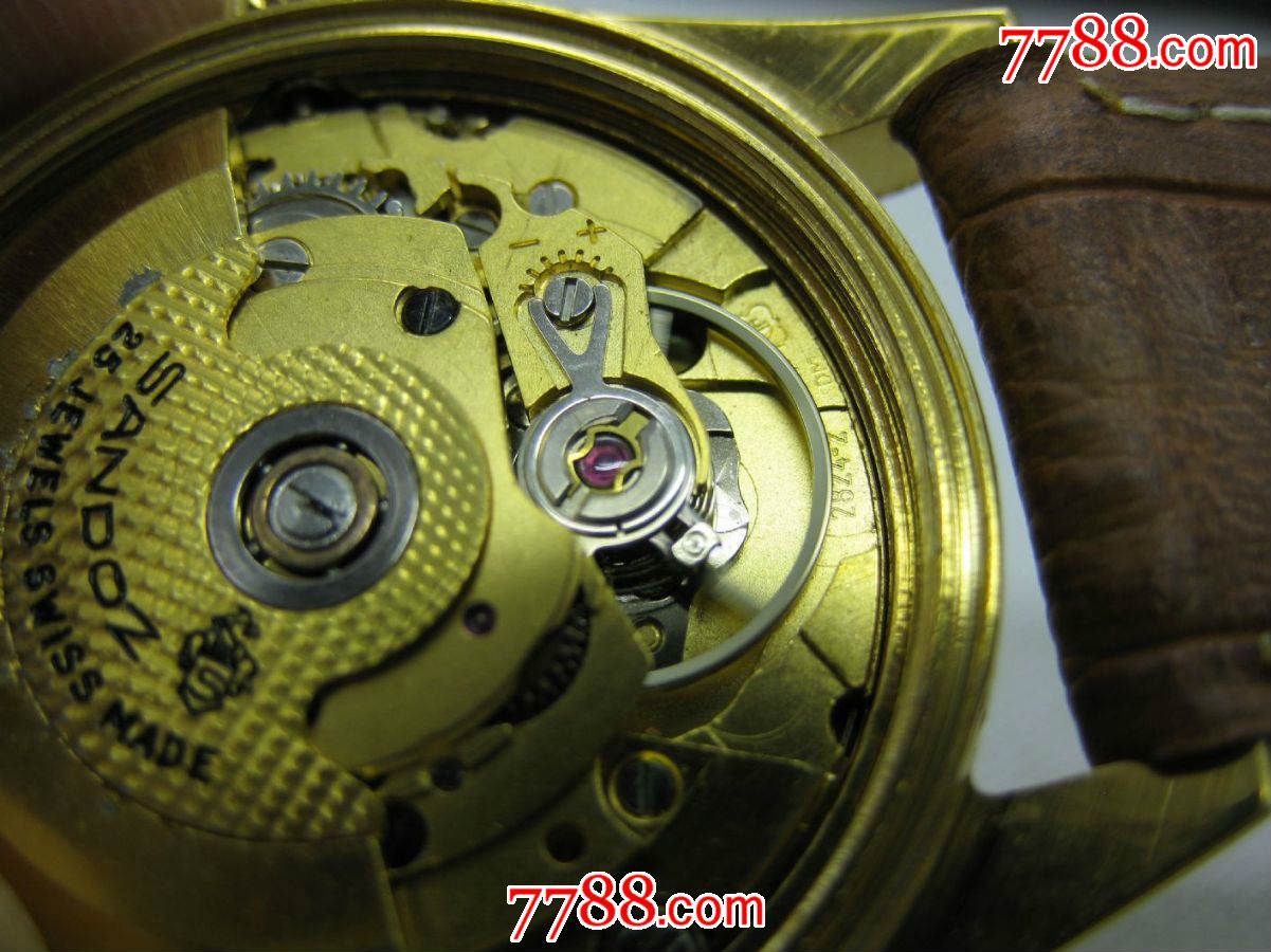 25钻2824-2黄机芯中号【山度士】