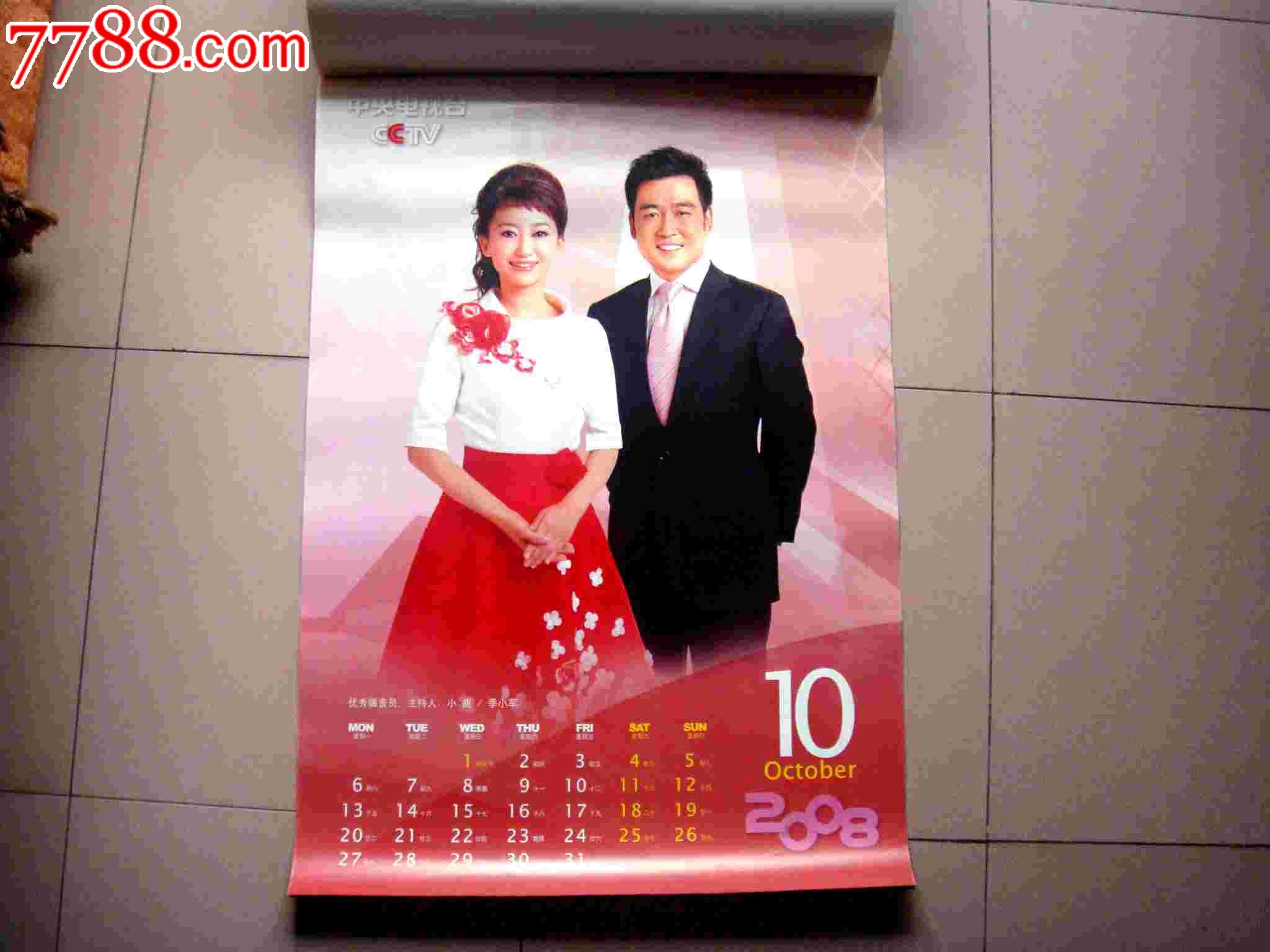 2008中*电视台主持人明星挂历