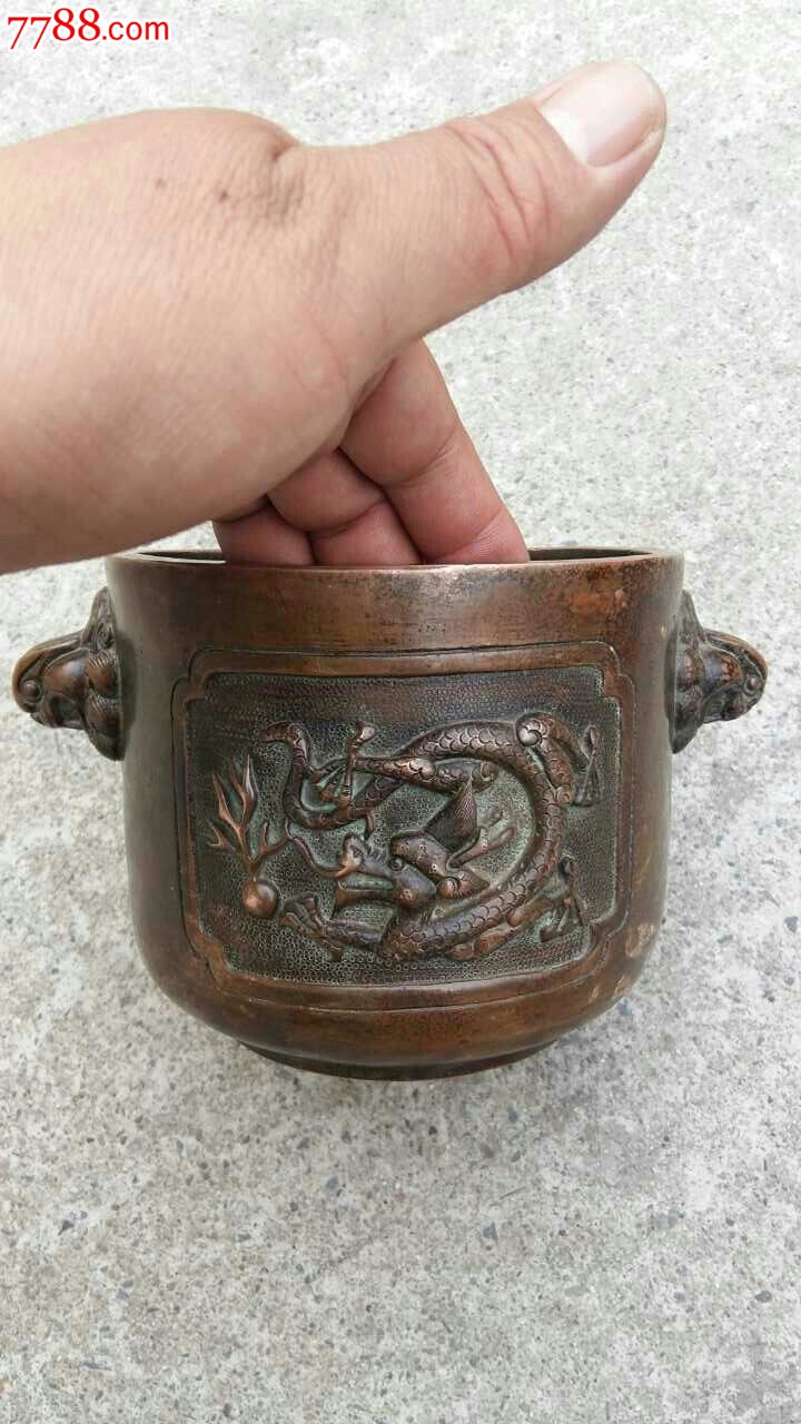 清代小铜香炉