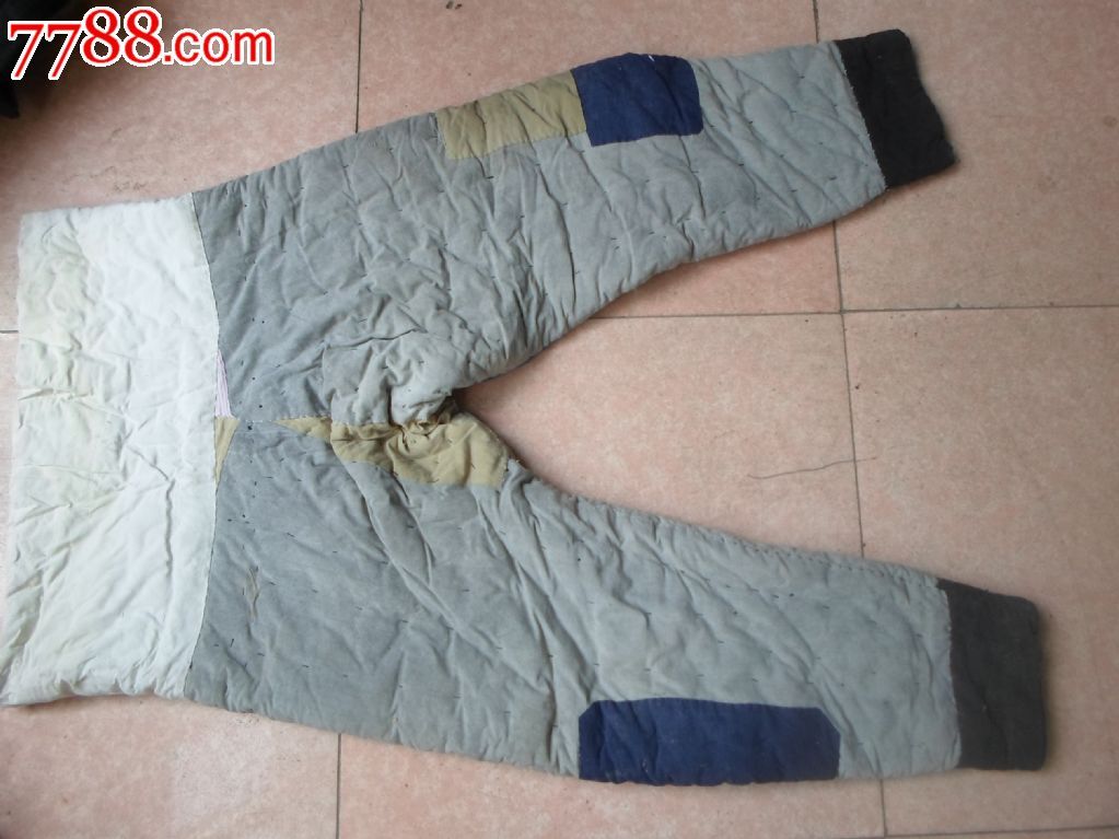 旧社会的缅裆老棉裤图片