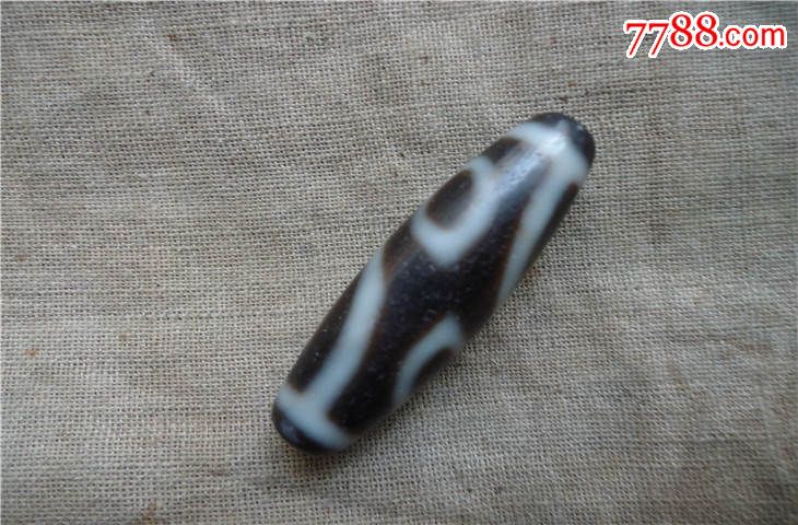 《008》西藏玉髓镶蚀佛眼天珠