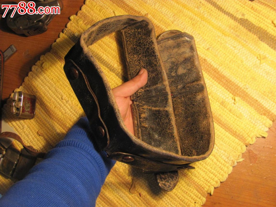 民国抗战时期国军使用的老皮革蛋带(新上架)