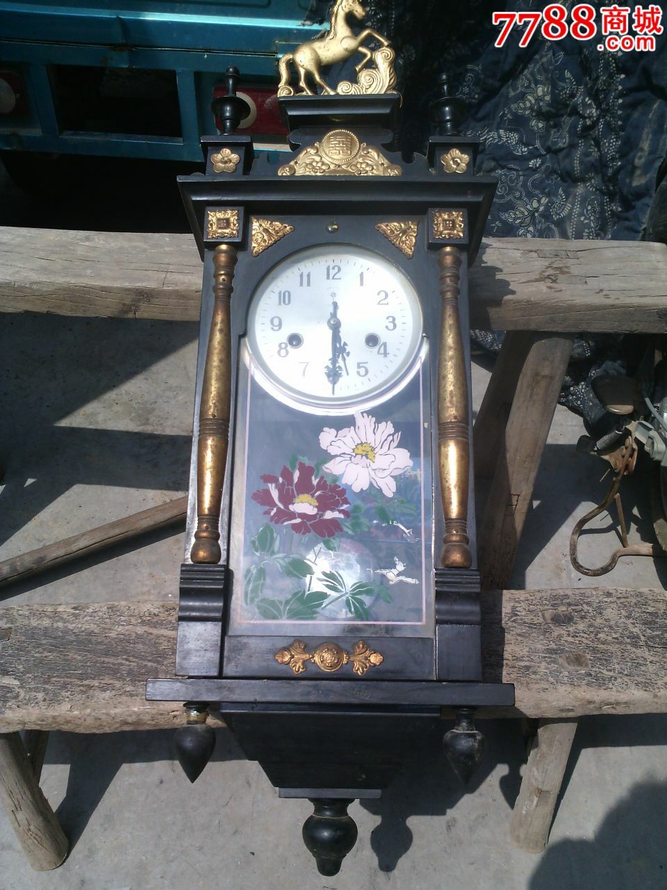 好品马头北极星挂钟-挂钟--se30150743-零售-七七八八钟表收藏