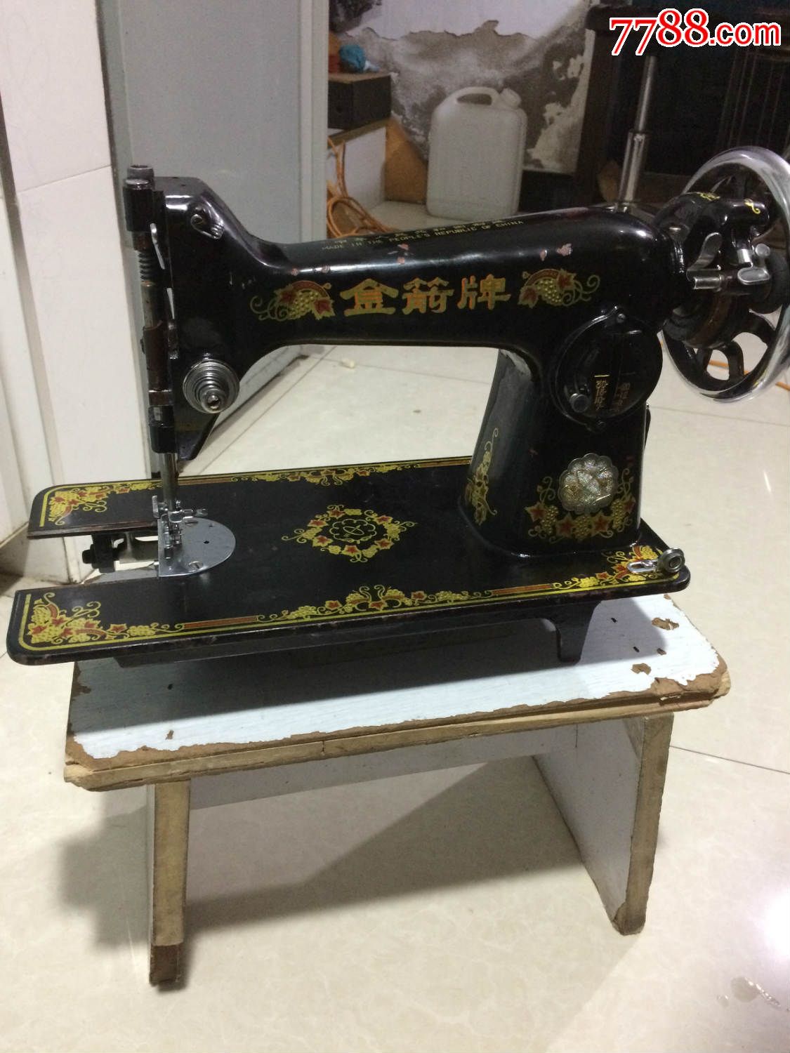 少见金箭牌缝纫机