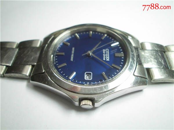 "光动能"西铁城,机芯e111m,原装把头,原装表链.