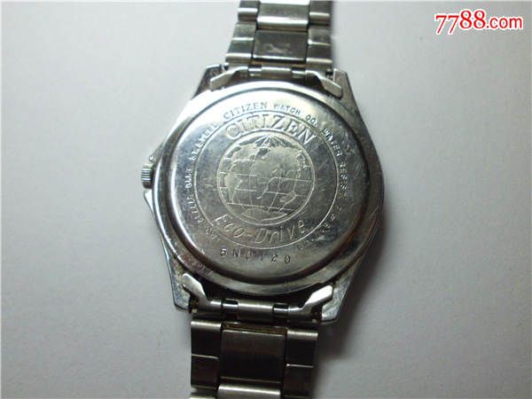 "光动能"西铁城,机芯e111m,原装把头,原装表链.