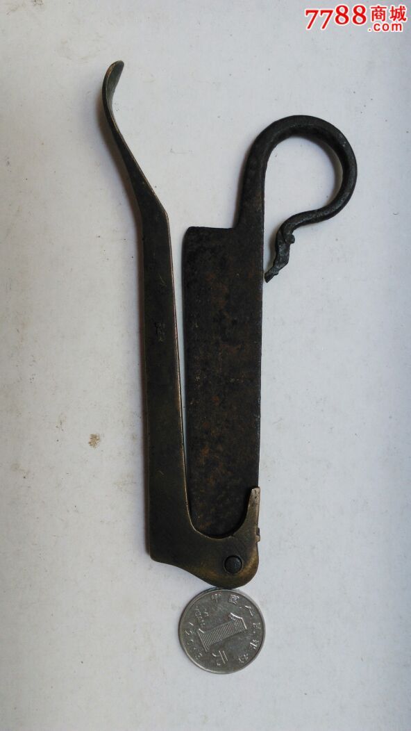民国槟榔刀-价格:120元-se30411545-铜杂件-零售-7788收藏__中国收藏