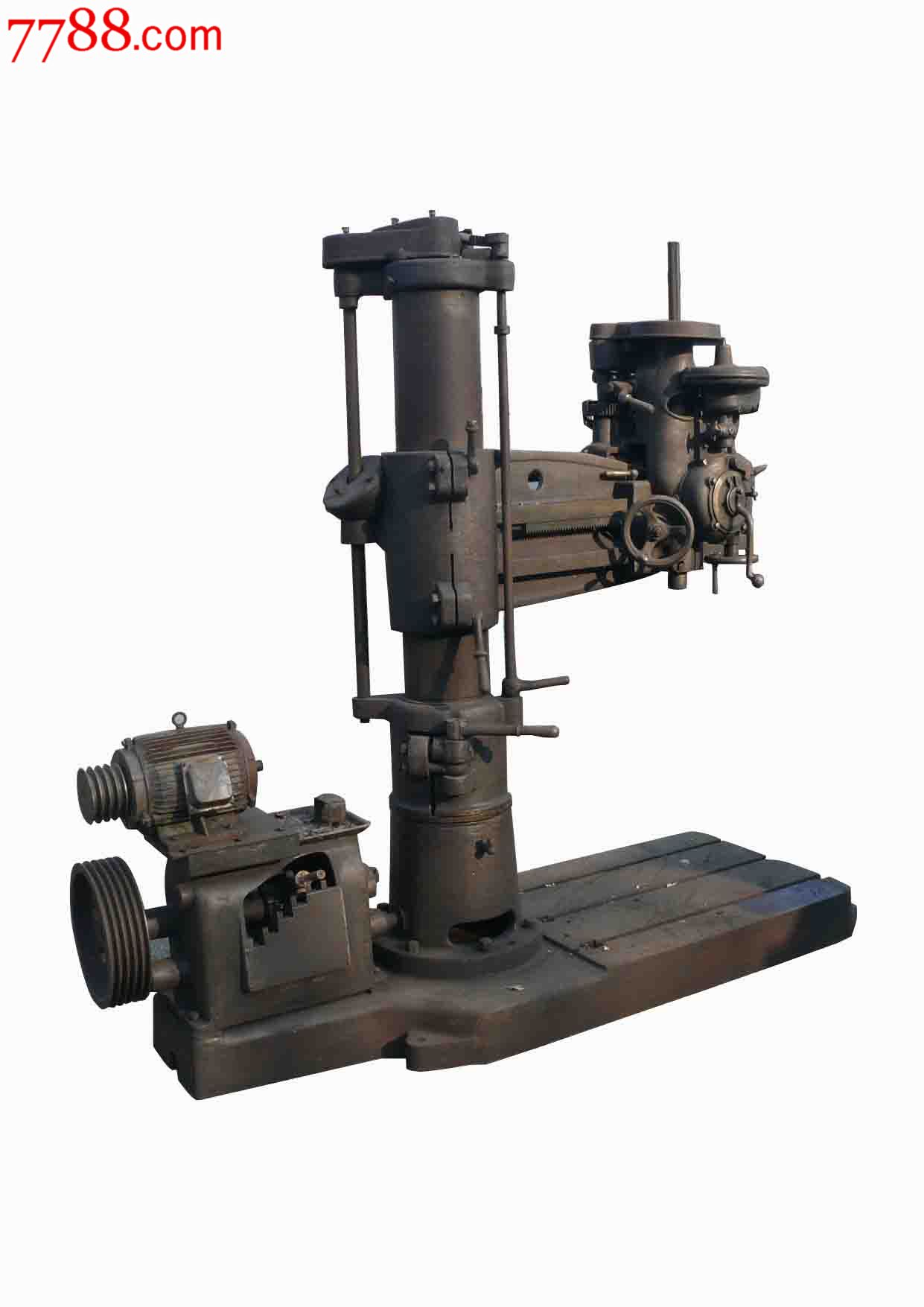 百年老机床---老日本产机械式齿轮传动摇臂钻床【约30---40年代】