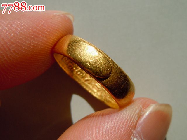 老金戒指(已方九霞新记天足赤衣)6.30克!