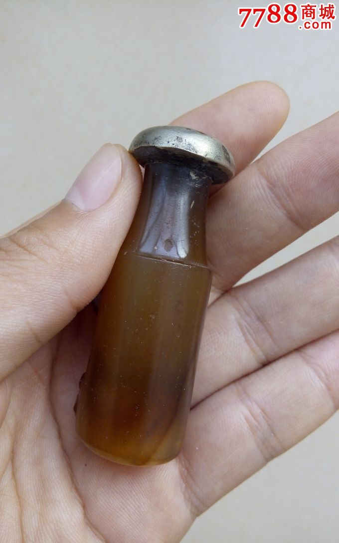 晚清雕刻人物玛瑙烟袋嘴包铜老烟袋嘴刘海戏金蟾老玛瑙烟袋嘴子