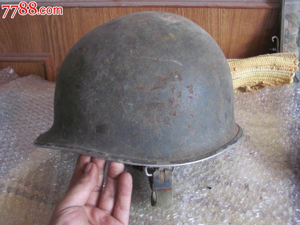民国抗战时期飞虎队遗留云南昆明的老钢盔美盔