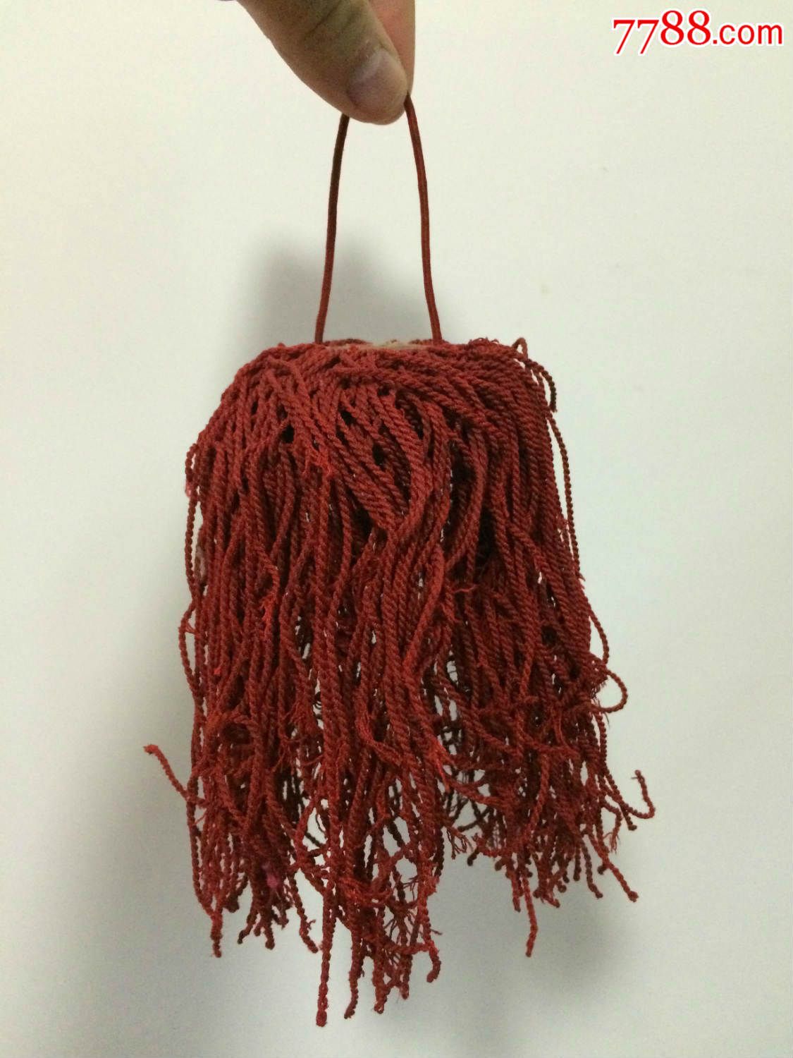 清代管帽红缨子