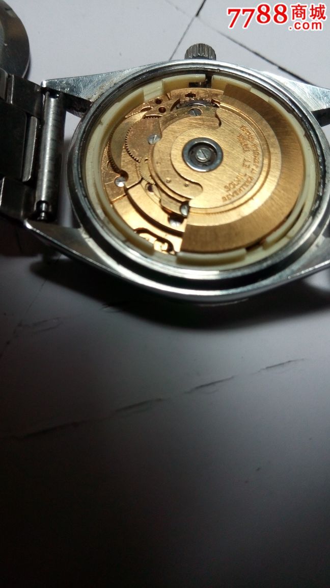 tiyus铁达时2873机芯狗牙自动表/机芯崭新黄色/走时好