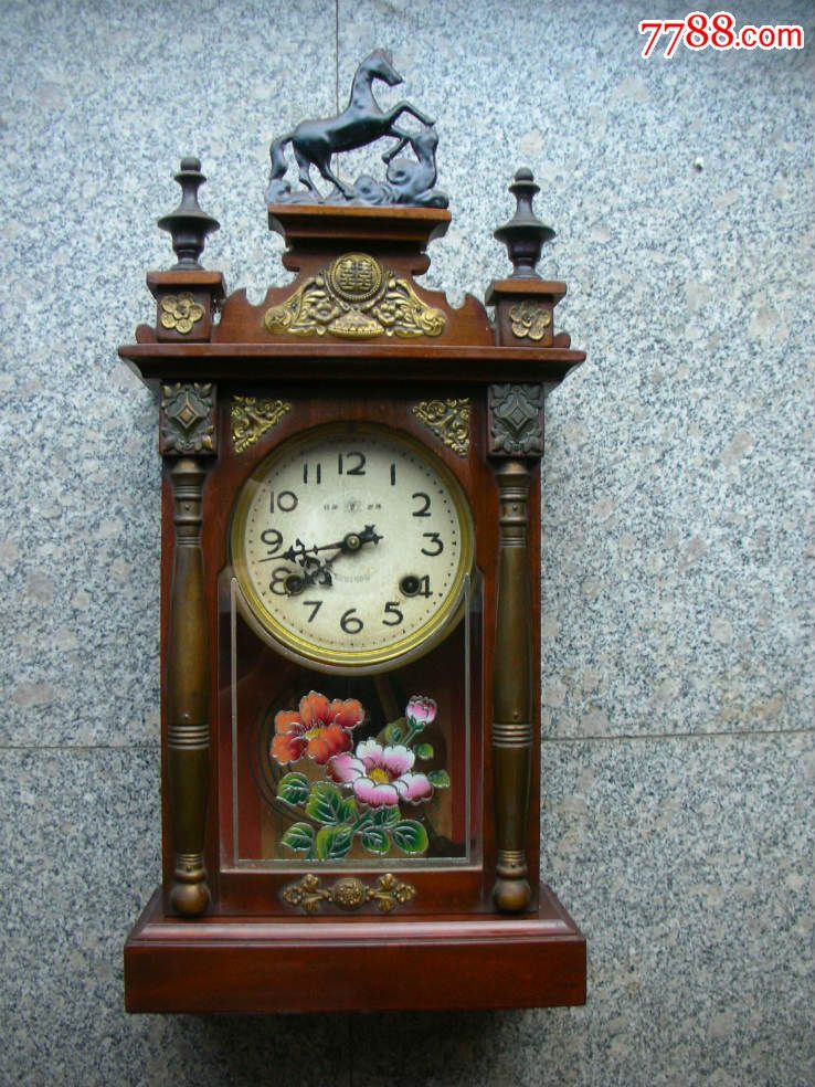 宝字牌马头座钟_座钟/落地钟_第1张_七七八八钟表收藏