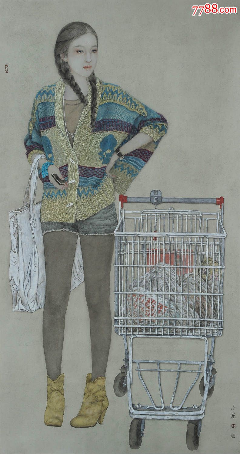 画家李瑛简单生活静心创作