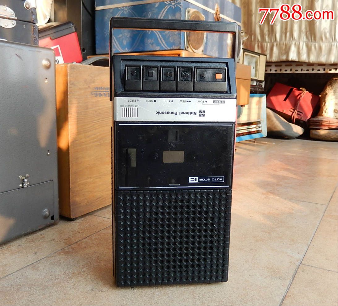 功能好,品相好,收藏级的砖头机,松下乐声牌老录音机