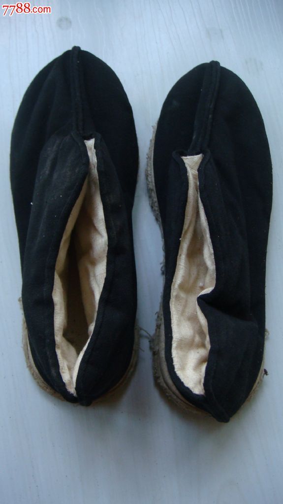 60年代手工布鞋