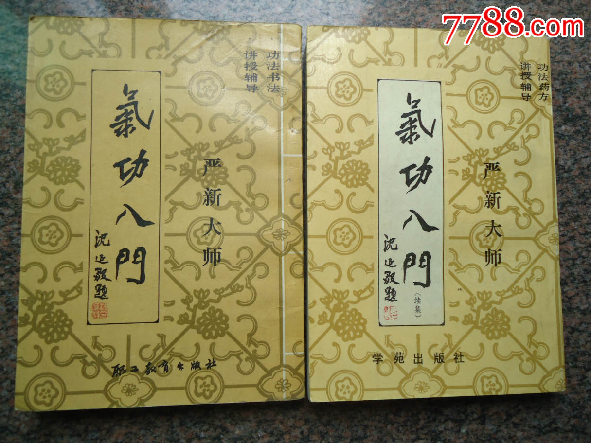 严新大师气*入门(功法书法)(功法药方)二本和售